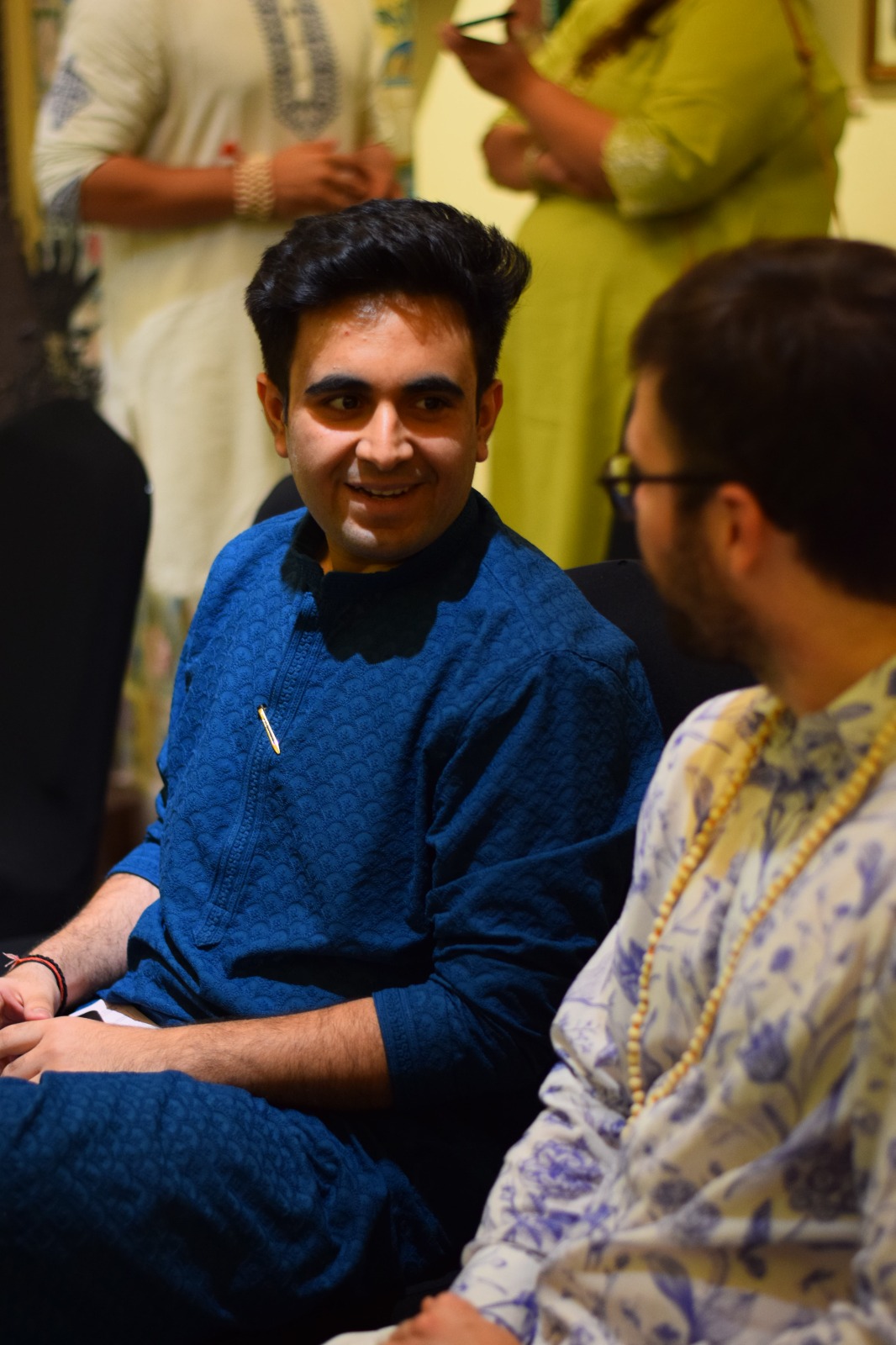 A guest at The Living Table
