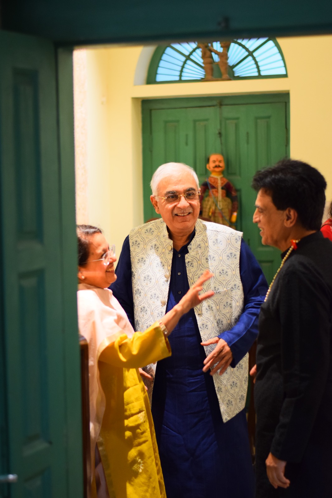 A guest at Kathika Cultural Centre
